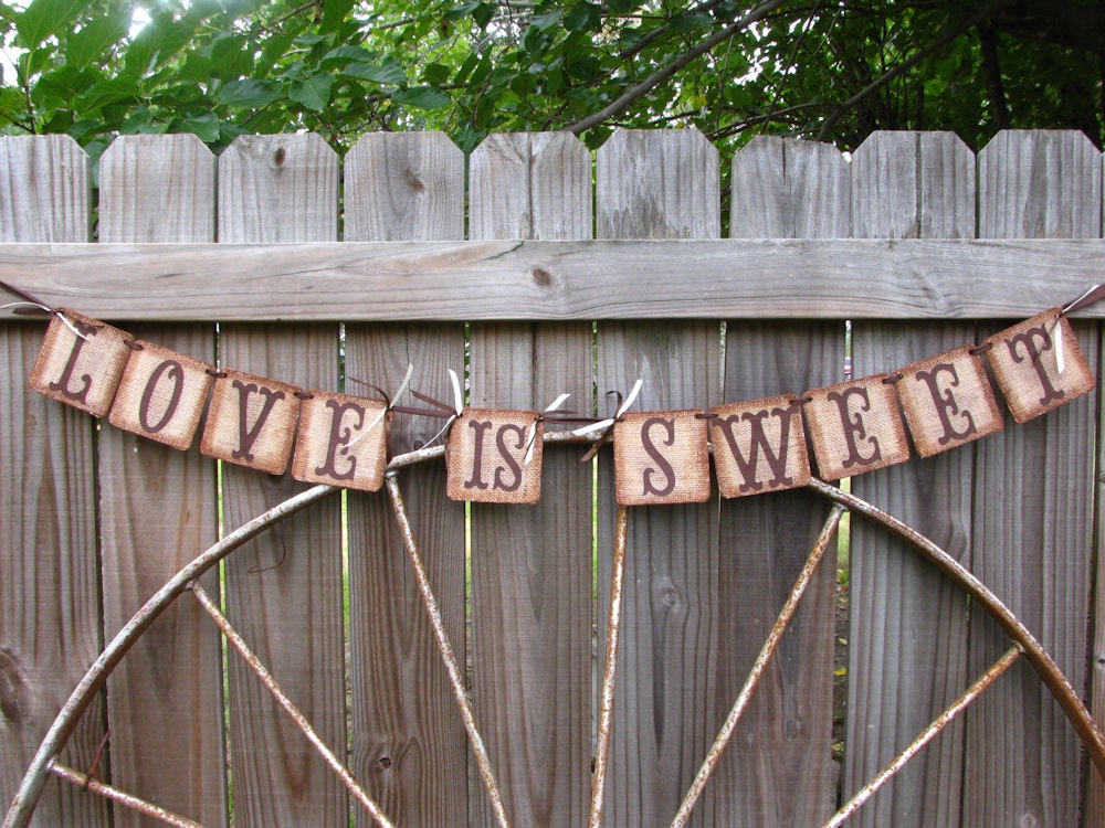 Wedding Decor Garlands Reception Decor Engagement Banner Love Is Sweet