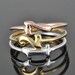 gold initial ring, alphabet ring, letter ring, personalized ring, sterling silver ring, bridesmaid gift, monogram ring, stacking ring, name
