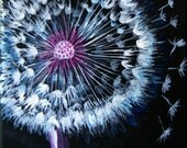 Dandelion  "Dandy" Painting LIMITED EDITION print (Ready to Hang) by Erin Paul