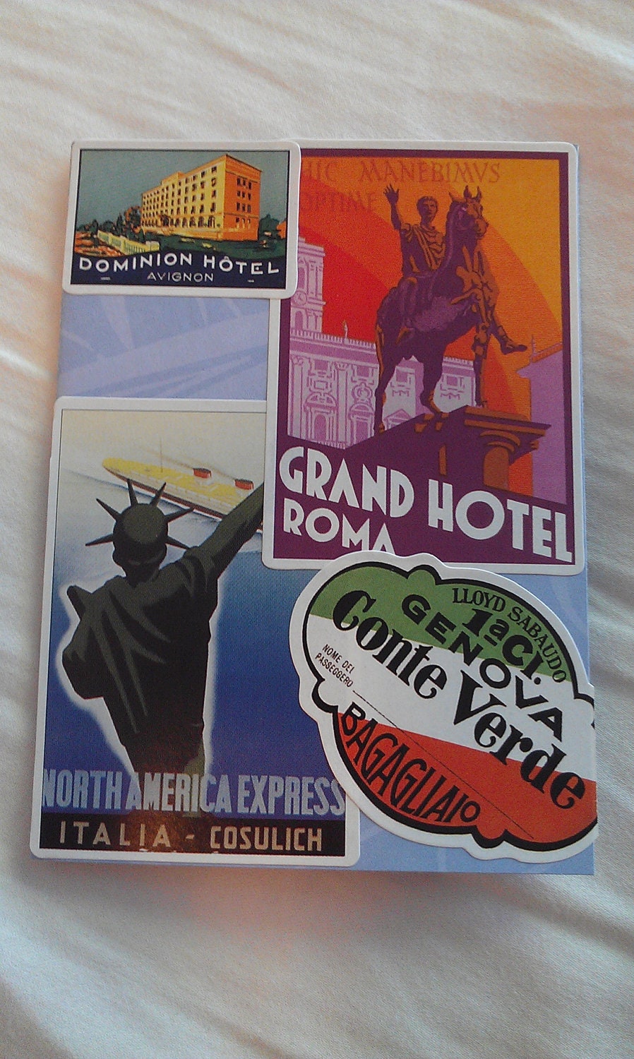 Vintage Travel Passport Cover