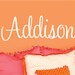 Girls Name Decal - Childrens Wall Decals - Girls Bedroom Decor - Personalized Name