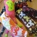 Fleece Catnip Bunny Foot Kicker Toy