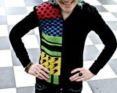 Hoodie womens colour pattern xtra large