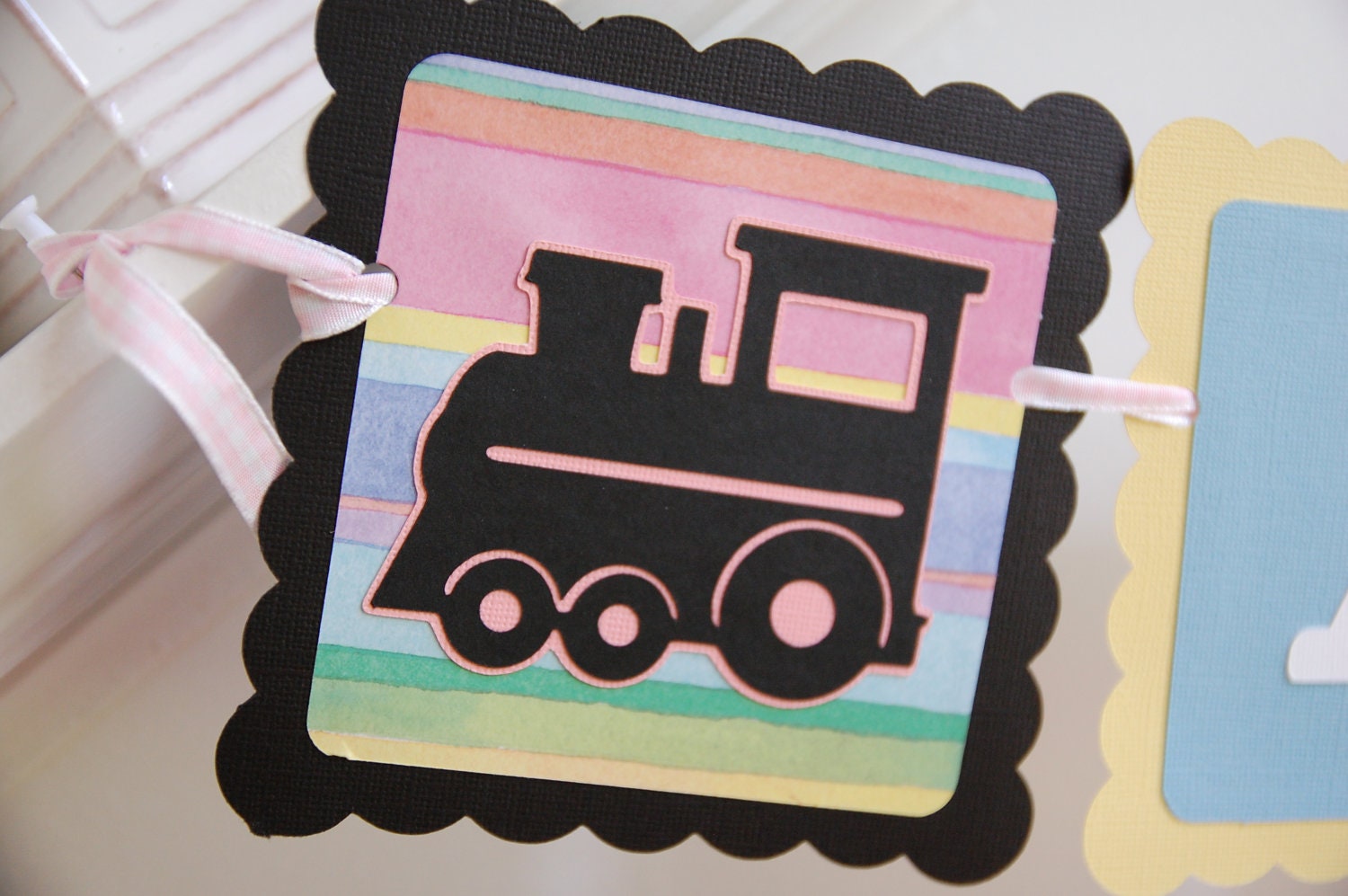 All Aboard Banner, Train Theme, Train Birthday Party, Girl Train Birthday, Choo Choo, Pink Train Il_570xn