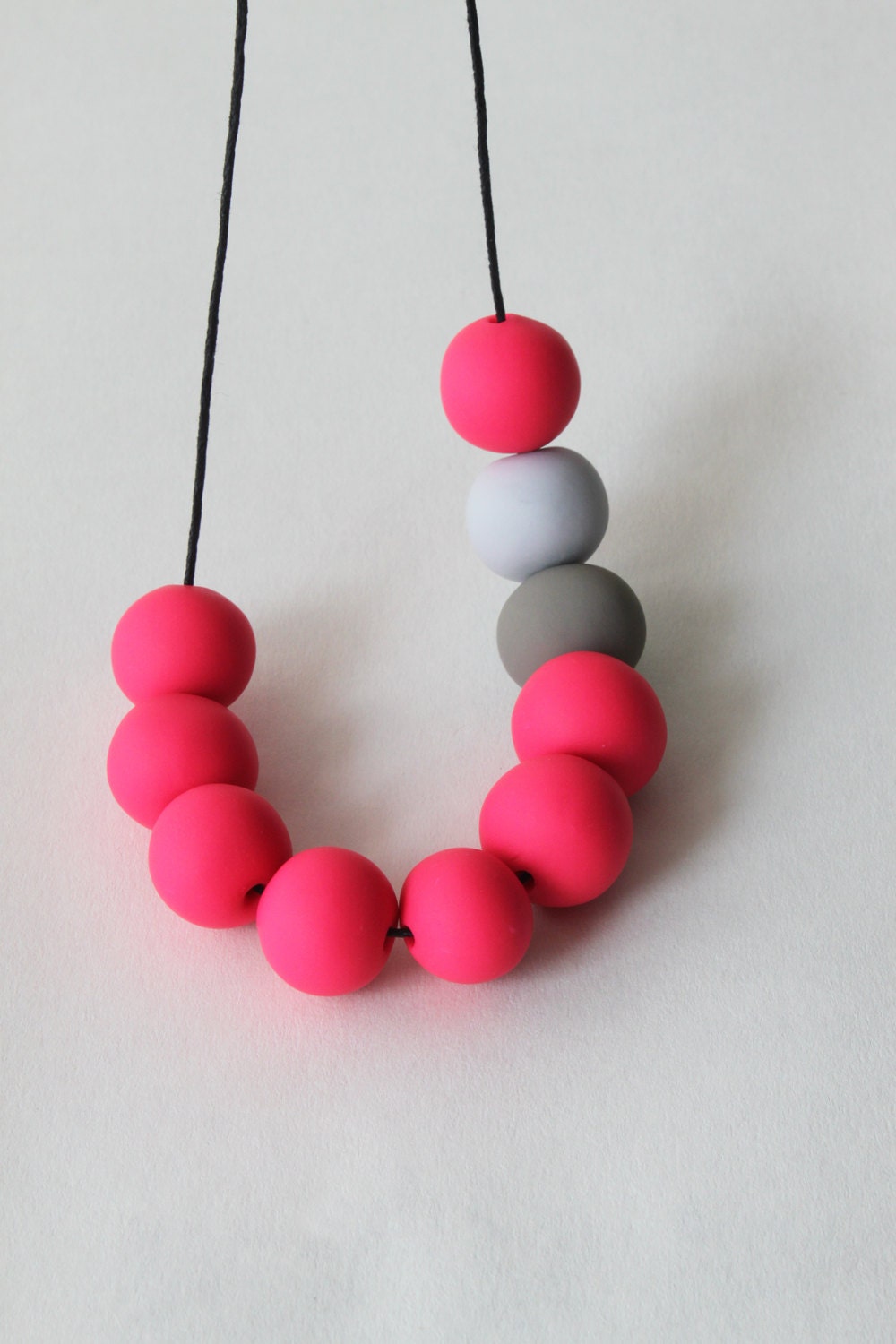 Hot pink necklace