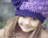 Crochet Hat PATTERN - Solid Shells Beanie Newsboy Hat Crochet Pattern - Instant Download PDF 187 - Newborn Baby to Adult - Photography Prop