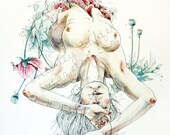 Overdose. 5.5x4.5 mini fine art print