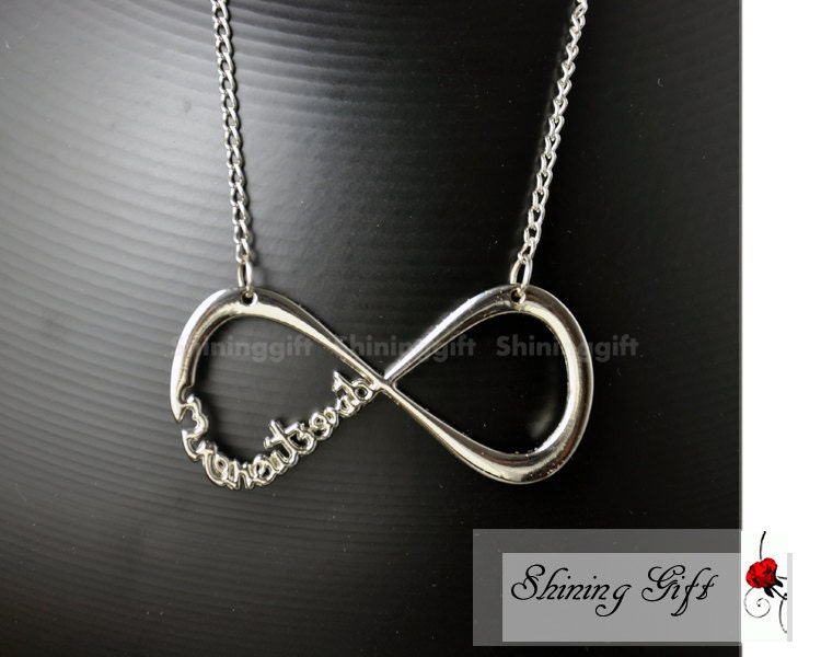 One Direction Necklace Directioner Infinity Necklace, INFINITY FOREVER DIRECTIONER