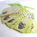 Black Cat Rubber Stamp - Black Kitty Stamp 3/4" or 2.2cm