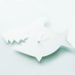 Martin the blue Shark  acrylic clock