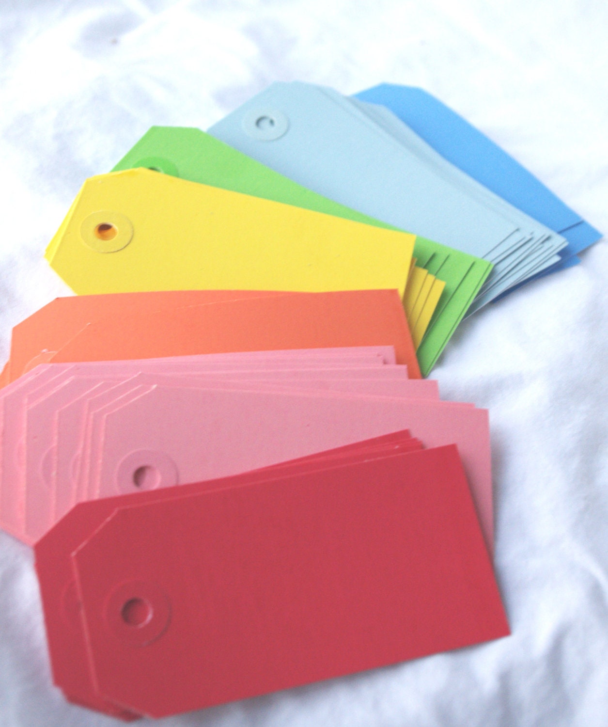 24CoLoReD TaGs--SMALL-for Gifts,party favors, scrapbooking--24ct Il_170x135