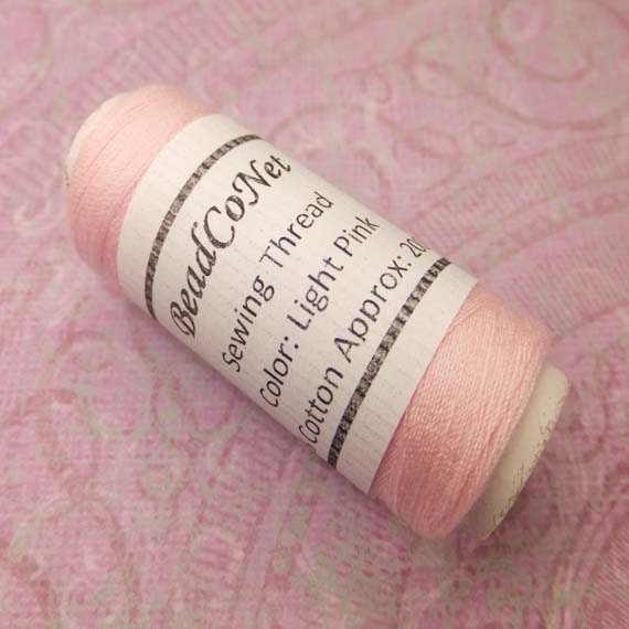 Sewing Thread 100% Cotton ( Light Pink ) ( 1 Roll ) Sewing Machine Use And Other Crafts - ST1009 - KarPenaEnterprises
