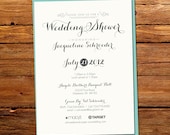 Quirky Wedding Shower Invitation