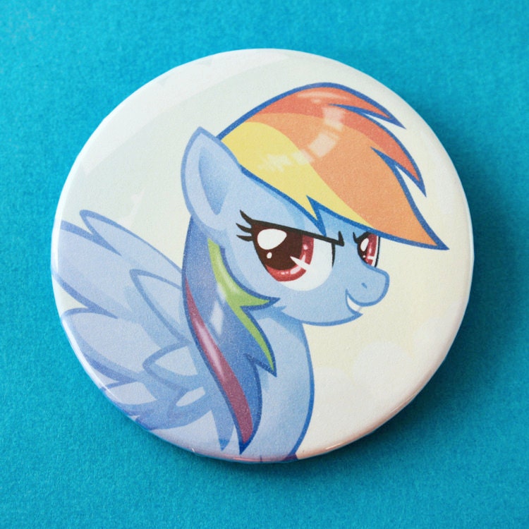 My Little Pony Rainbow Dash 2.25 Pinback Button