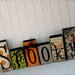 Spooky 6 block set. Halloween decor, Fall Haunt October Spooky Spider 31 limited quantity available
