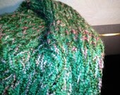 Afghan - Cherry Blossoms - Hand Knitted by Stephanie Briggs