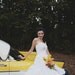 1950s White Rockabilly Wedding Dress.
