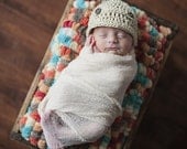 Newsboy Hat, Newborn Hat, Cream, Photo Prop, Ready to ship