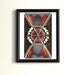 Shield of the Southwest Art Print: 11 x 14 symmetrical pattern design