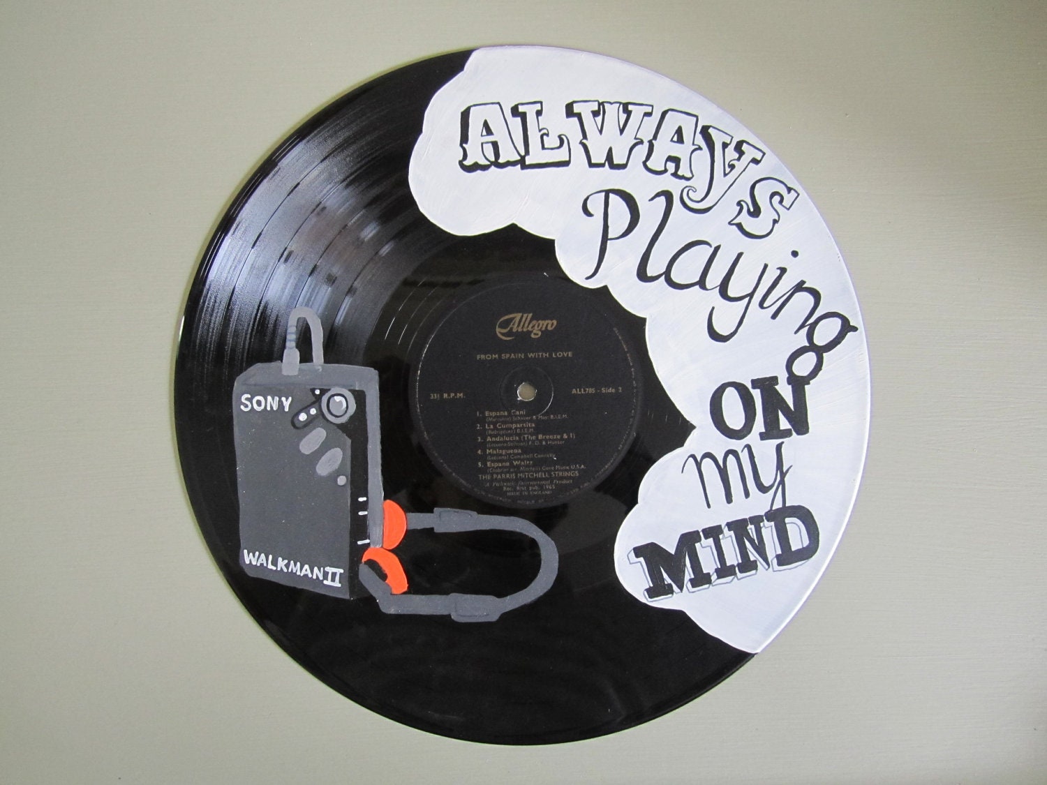 Walkman Vinyl Art
