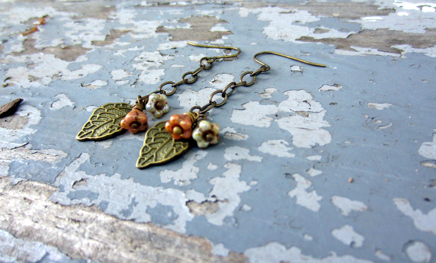 Fleur Leaf Earrings