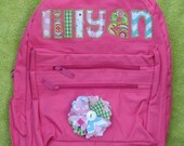 Personalized Applique Backpack