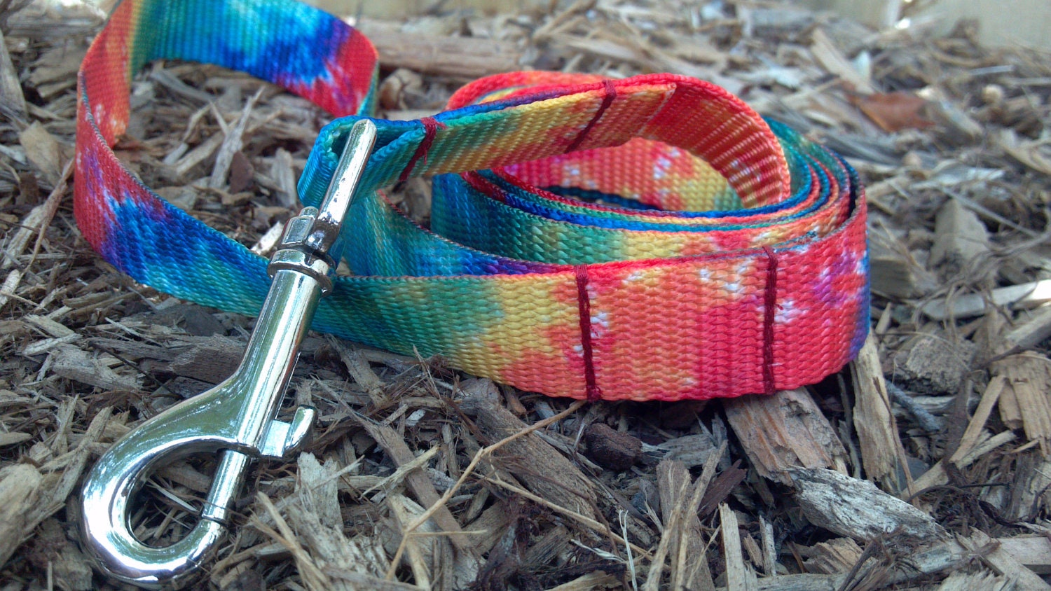 Tie-Dye 6 foot Nylon Leash (1" wide)