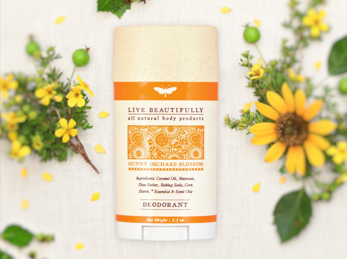 Buy antiperspirants and cancer - Natural Deodorant, Sunny Orchard Blossom - Aluminum Free Deodorant