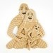 Yeti Family (3 members) - Articulated Paper Dolls by Dubrovskaya. Kraft paper, hand painted, MADE TO ORDER.