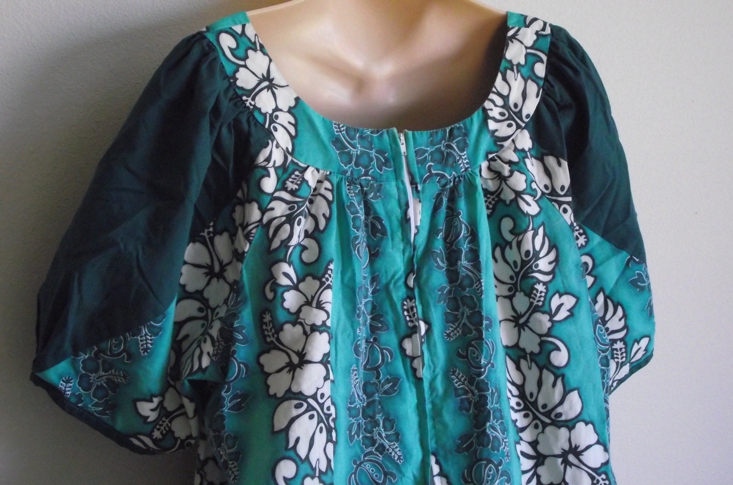 Vintage Muu muu Dress hawaiian  caftan lounge wear  XL XXL 2X