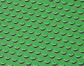 Green brick field fabric quarter - lego inspired FQ