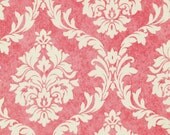 Verna Mosquera for Free Spirit, Pirouette, French Damask in flamingo