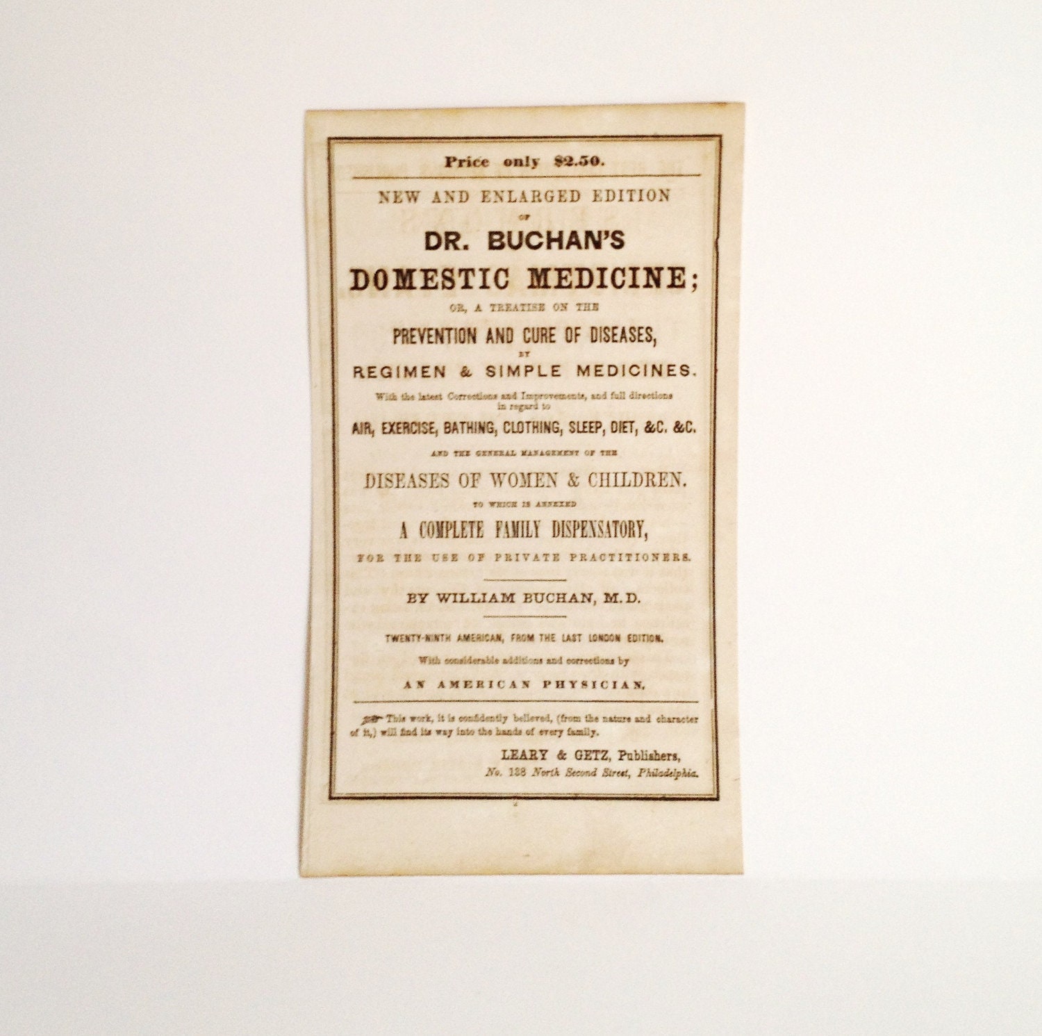 Medicine Woodblock Art - Antique Advertising