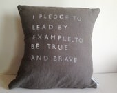 Inspirational Quote Pillow Case - Handmade Pillow Cover