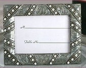 Crystal Embellished Place Card Holder Frames