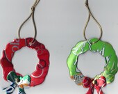 WREATH NEW ORNAMENT from recycled can