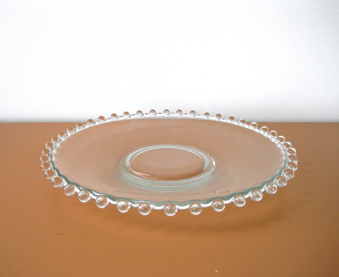 Vintage Candlewick Plate, Platter