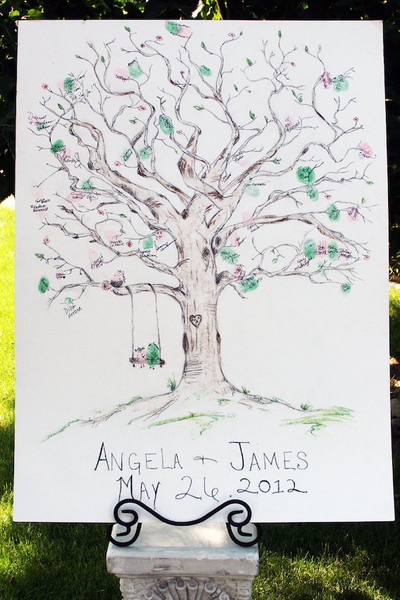 Wedding Guestbook Tree (Color)