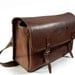 ORIGINAL vintage french real leather POSTMAN Workbag - Shabby Chic