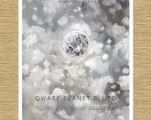 Pluto the Dwarf Planet - Heavenly Bodies Series 11" x 14"