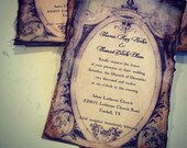 Art Deco Vintage Wedding Invitation
