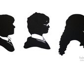 The Golden Trio Year 2 Harry Potter Paper Silhouettes