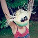 Teal Triangle Feather Headdress
