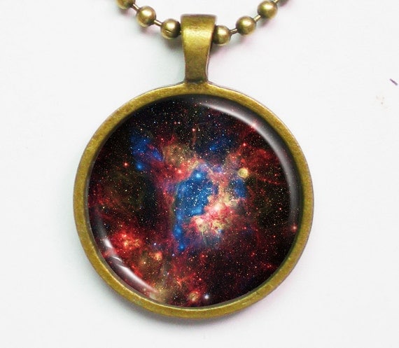 Galaxy Necklace - Star-Forming Region in in the Large Magellanic Cloud -Astronomical Necklace