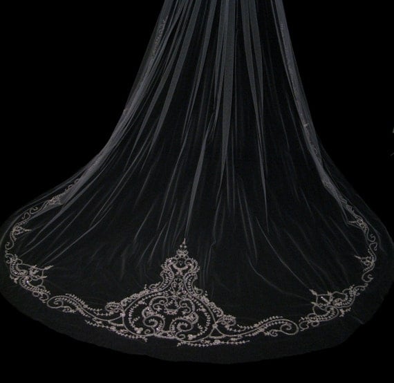 Couture bridal or wedding veil - Sophia