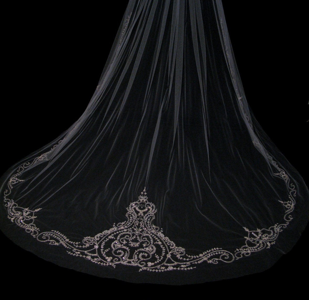 Couture bridal or wedding veil - Sophia