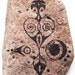 Meditation Stone. Painted Mandala in Black Ink. Nature Inspired. Relax Quiet your Mind Contemplate get Inspired Unwind TAGT team
