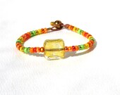 Neon Brights, Trendy Spring Fashion, Square, Lively Sherbets , Lemon, Lime and Citrus