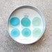 Glass Gem Magnets -  Miramar Beach  FREE SHIPPING