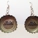 Beer Bottle Cap Earrings Twisted Tea - Be a Little Twisted
